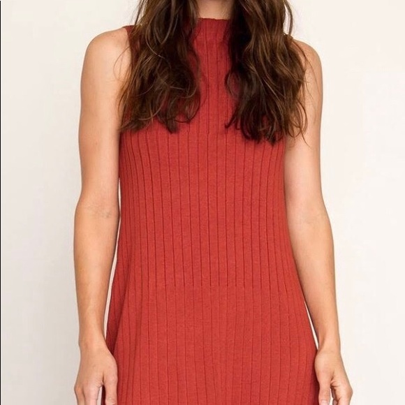 RVCA Banked High Neck Swing Sweater Dress - Picture 1 of 5